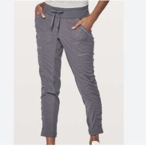 Lululemon Street To Studio Pant II *Unlined 28" Solar Gray Dance Pants Size 12